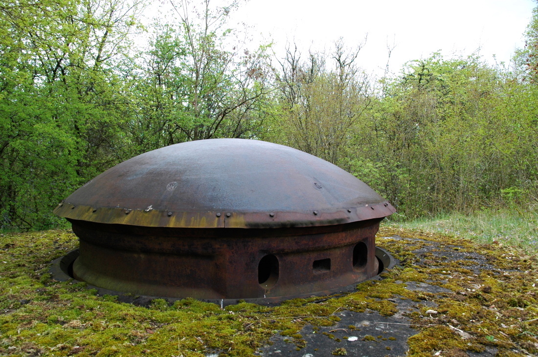 Věž 75R 05 pro dvojici kanónů ráže 75mm - Fort Frouard