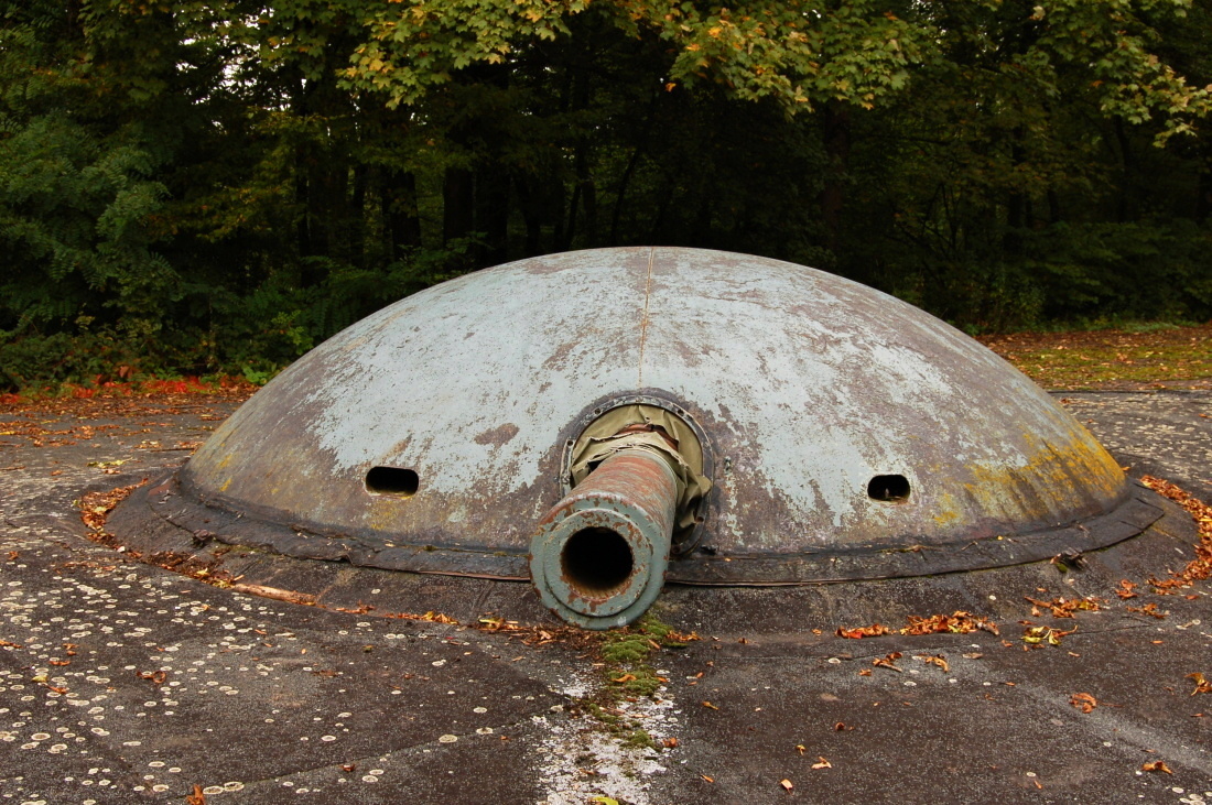 Otočné věže P.T. 96 pro kanón ráže 105mm s dlouhou hlavní - Fest Obergetringen, Thionville